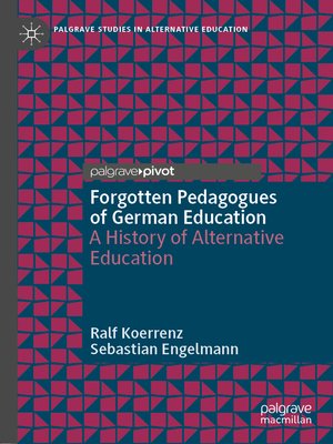 cover image of Forgotten Pedagogues of German Education